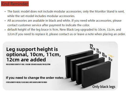 Z3 Pro Modular Solid Wood Monitor Riser