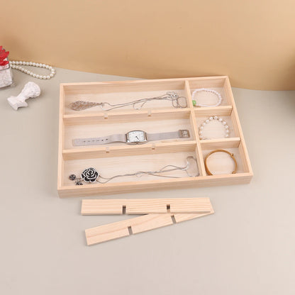 Stackable Wooden Jewelry Display