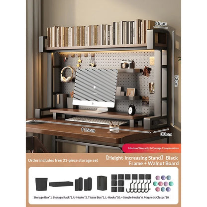 Pegboard Desktop Shelf Organizer
