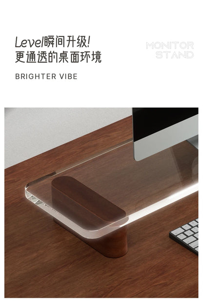 Clear Acrylic Monitor Riser