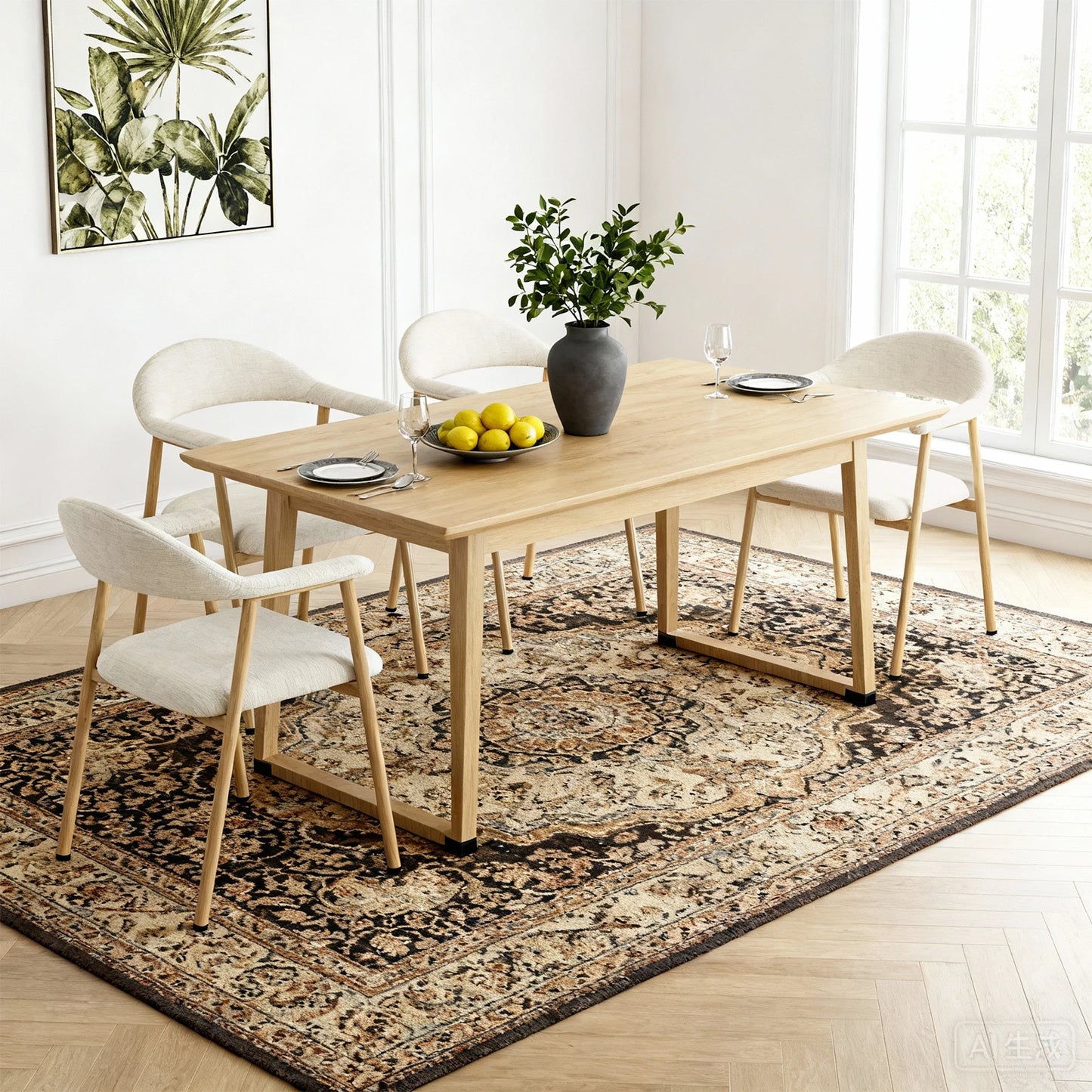 Harvest Linen Side Chairs