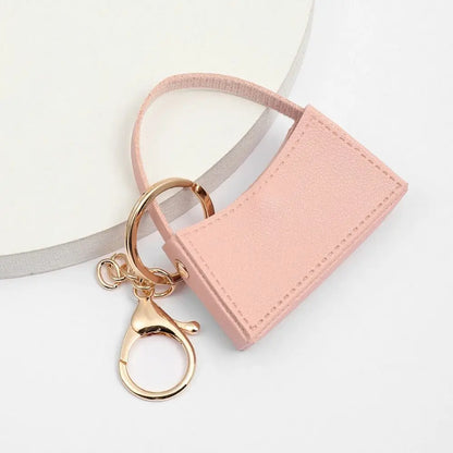 Candy Color Bag Charm Keychain