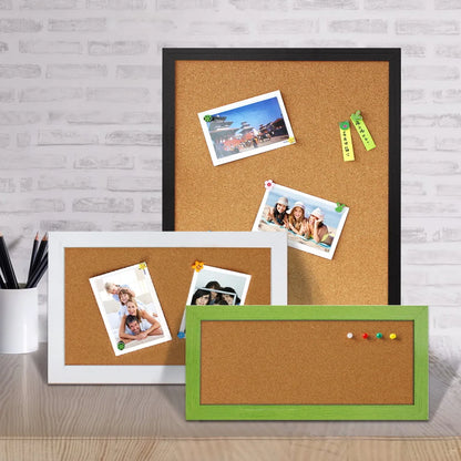 BlackCork Tile Bulletin Board Set