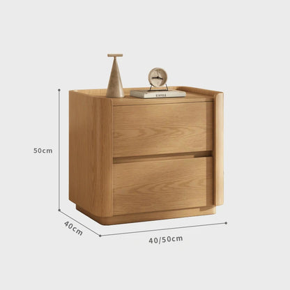 Modern Bedside Table with Integrated Storage