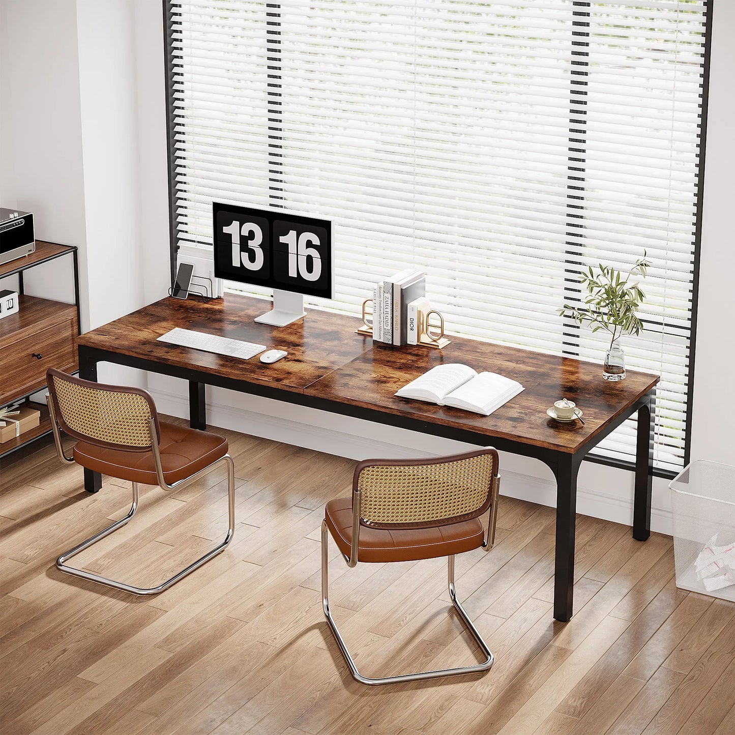 Tribesigns 78.7" Extra-Long Dual Workstation Desk