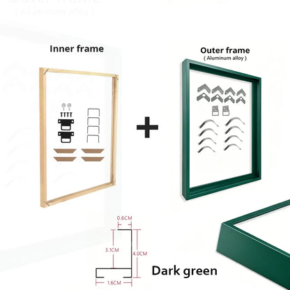 Metal and Wood Canvas Frame Kit