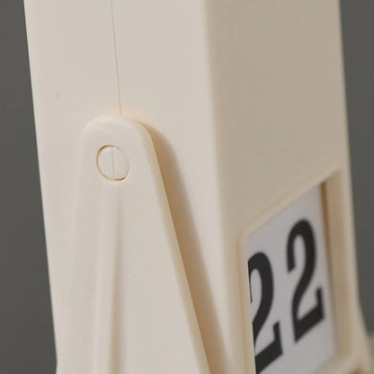 NordicFlip Retro Rotating Desk Calendar