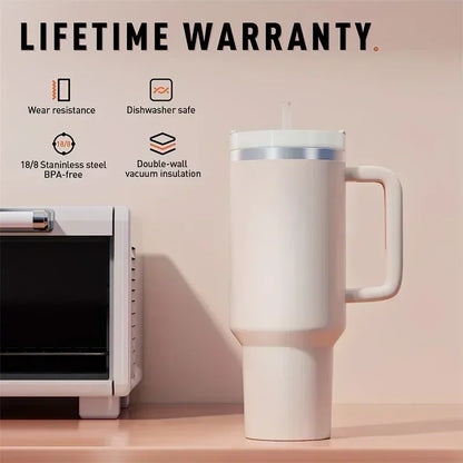 Insulated Water Cup with Straw