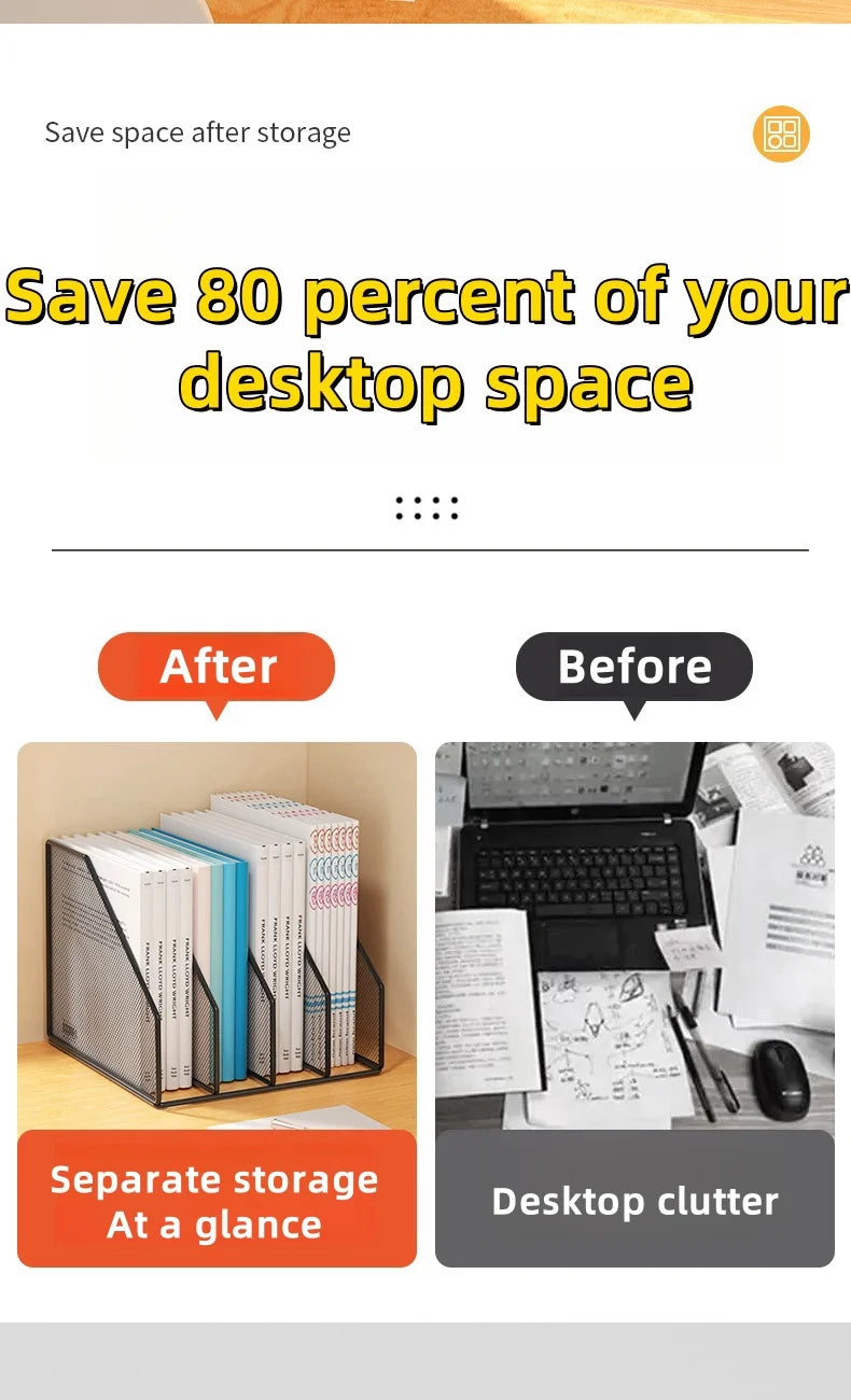 Standing Metal Office File Rack