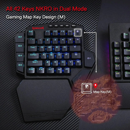Redragon K585 PRO One-Handed Gaming Keyboard