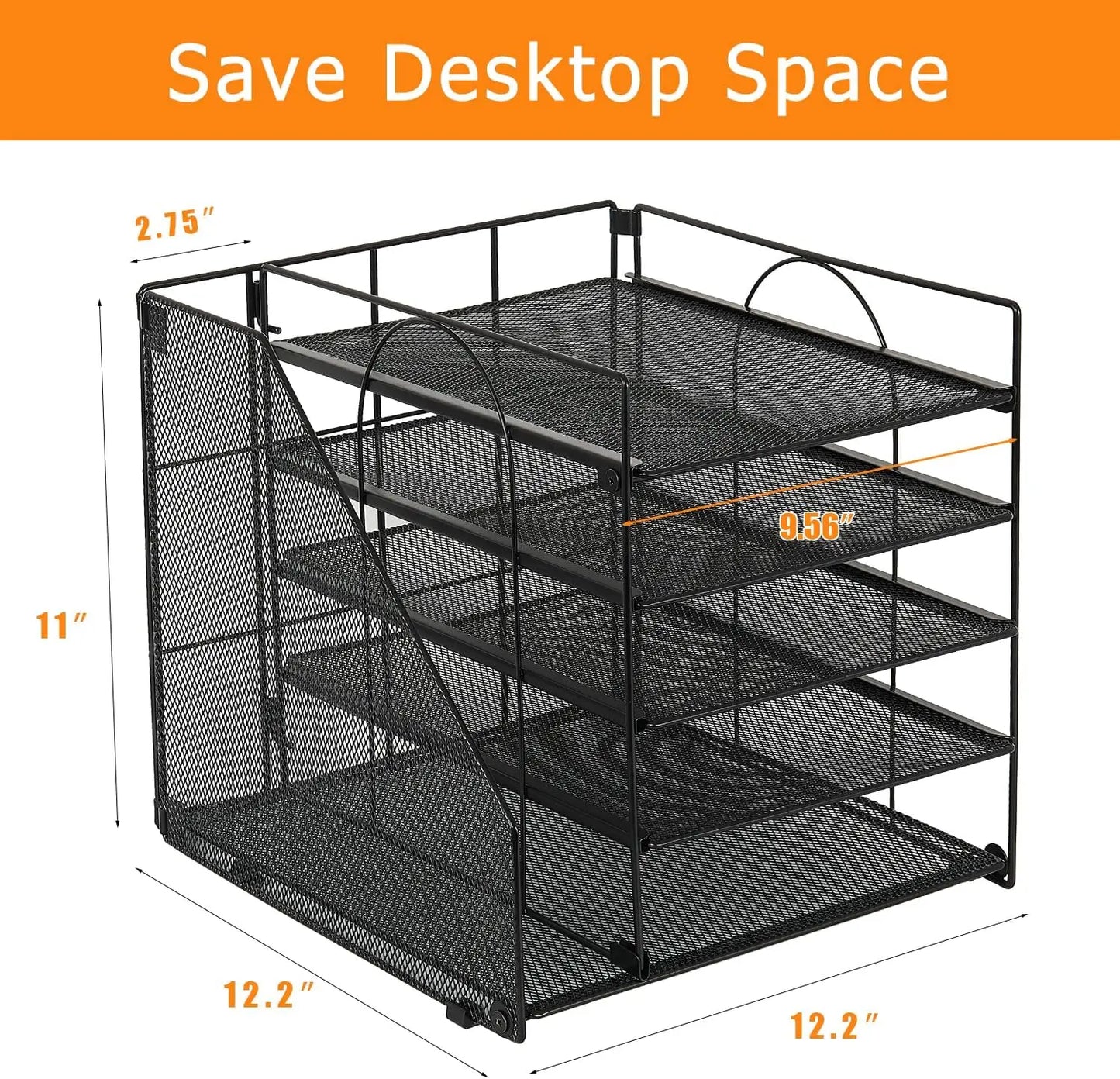 5-Tier Desktop Paper Tray Organizer