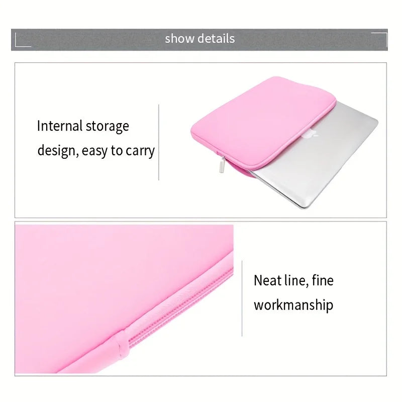 Padded Zipper Laptop Sleeve Case
