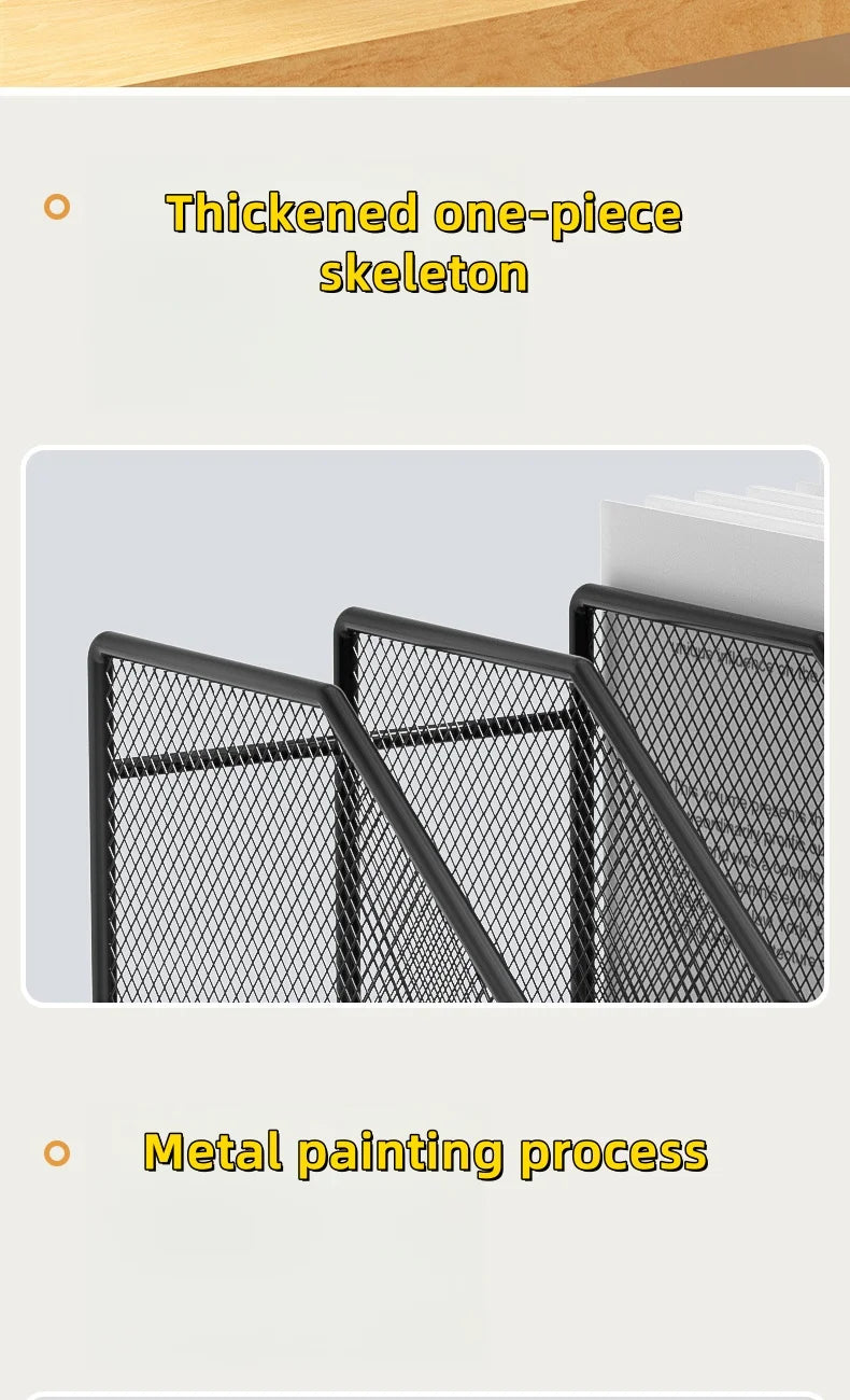 Standing Metal Office File Rack