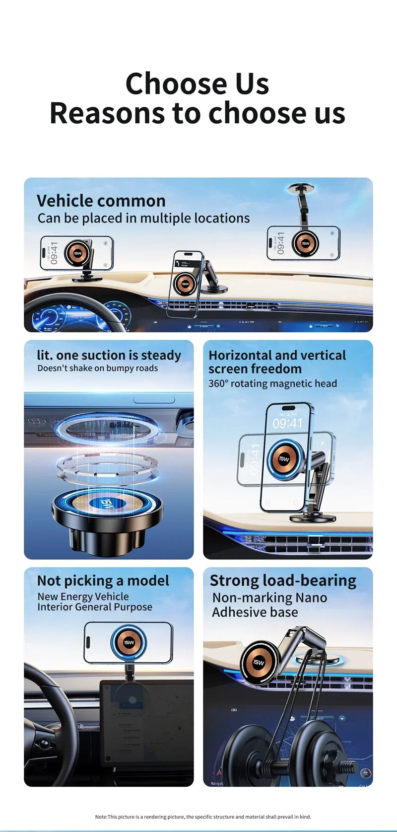 AeroMount Pro Magnetic Wireless Car Charger
