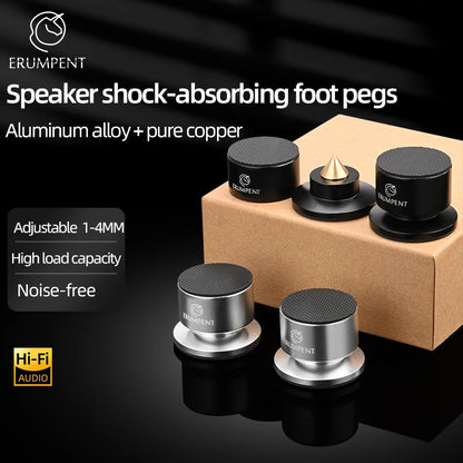 HiFi Speaker Spike Stand Foot Pads (4-Pack)