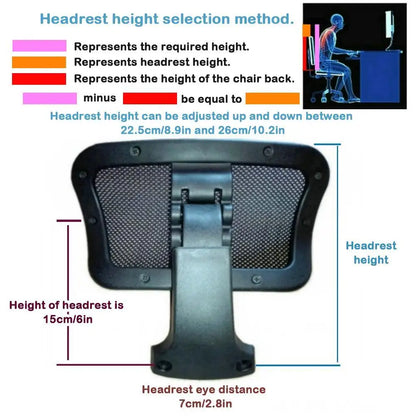 Adjustable Chair Headrest Pillow