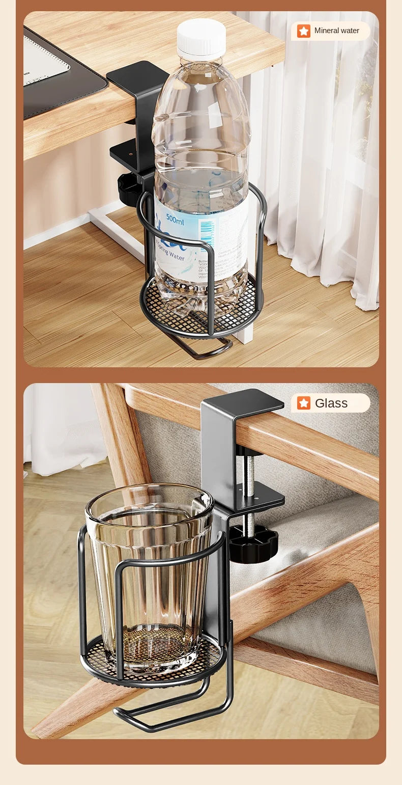Desk Cup Holder with Headphone Hanger
