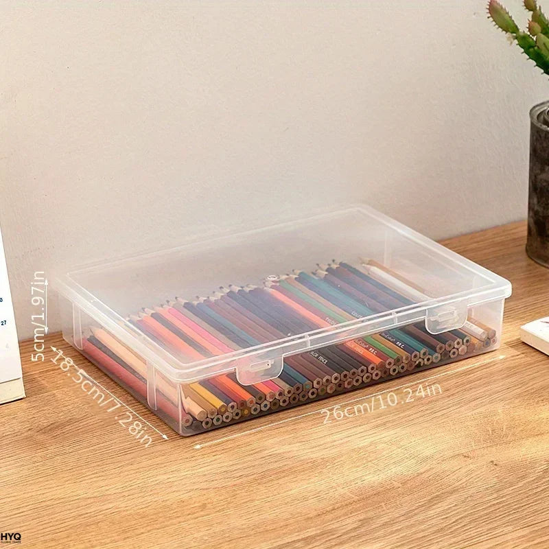 Clear Plastic Pencil Case Organizer