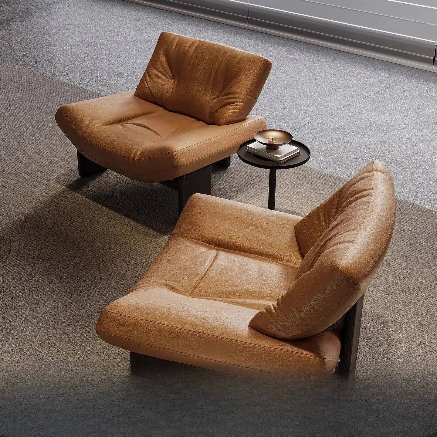Ergove Italian Leather Leisure Chair
