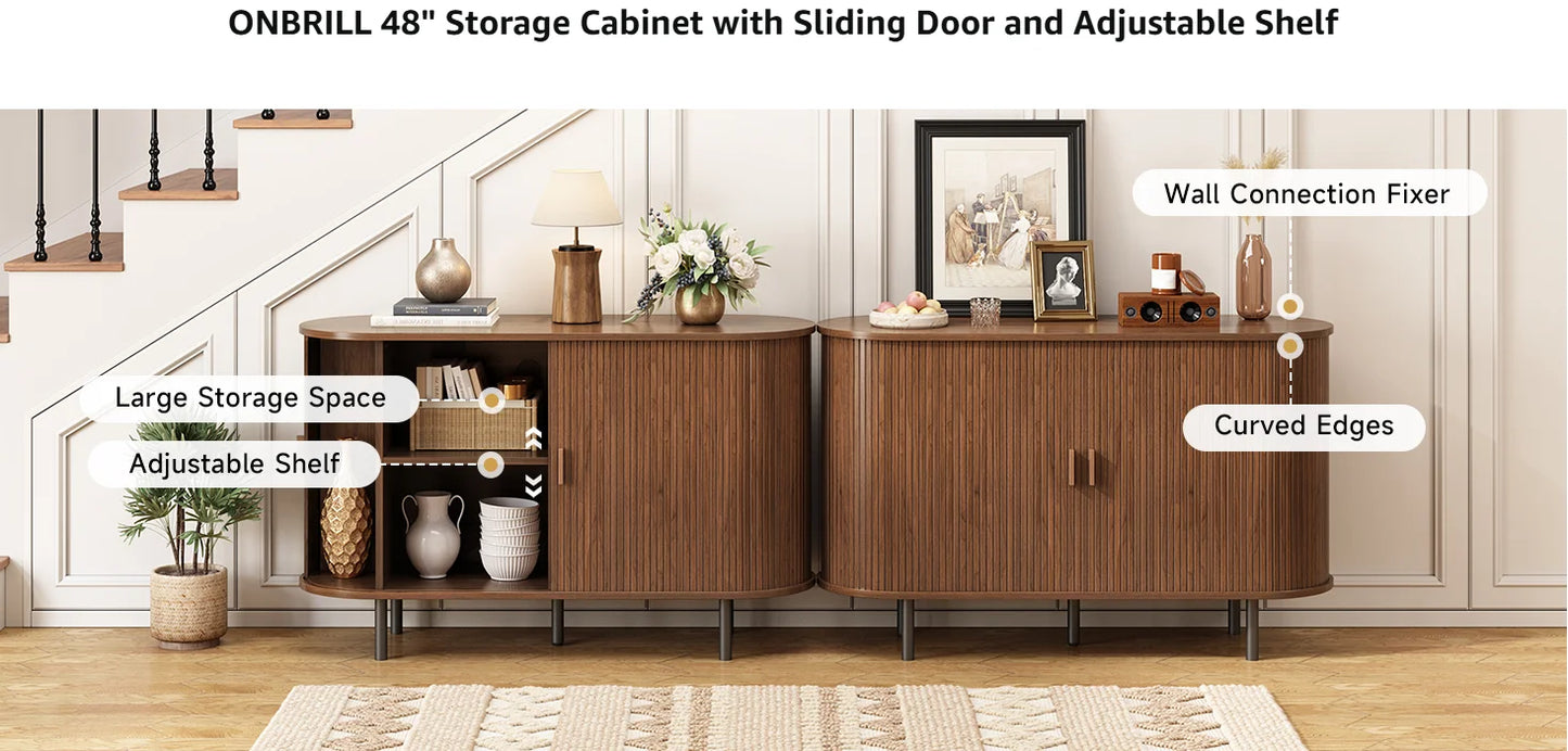 Winshire Sliding Door Buffet Cabinet