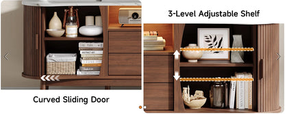 Hollis Fluted Media Console