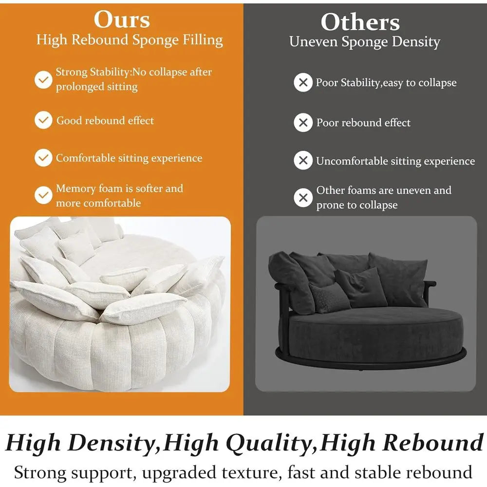 Serenade Round Cloud Daybed