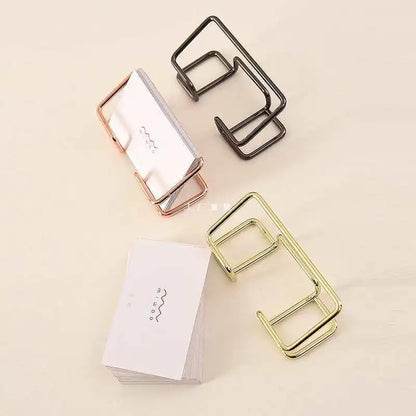 GoldDesk Metal Card Display Bracket