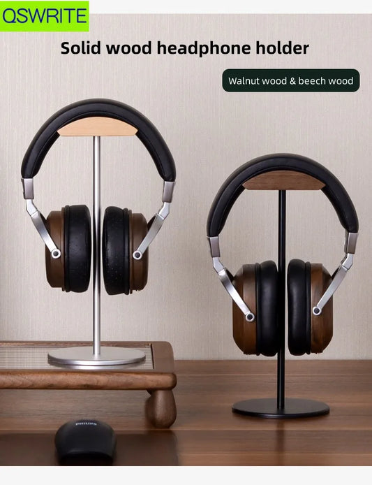 Wood Headphone Stand