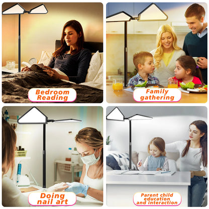 Gooseneck Dual-Arm Desk Lamp