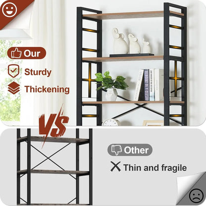 Vertex Industrial 7-Tier Display Bookshelf