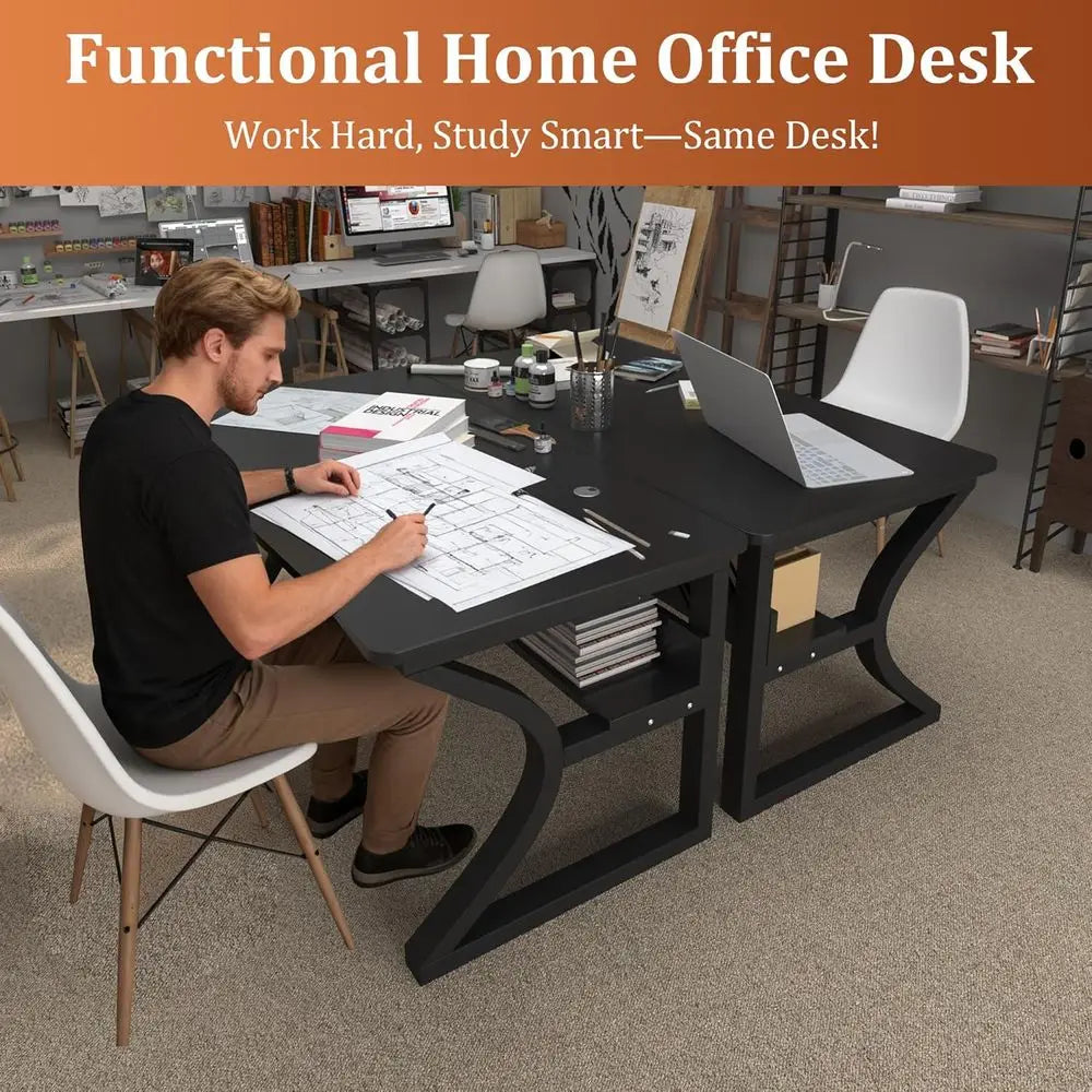 Deep-Top Computer Desk
