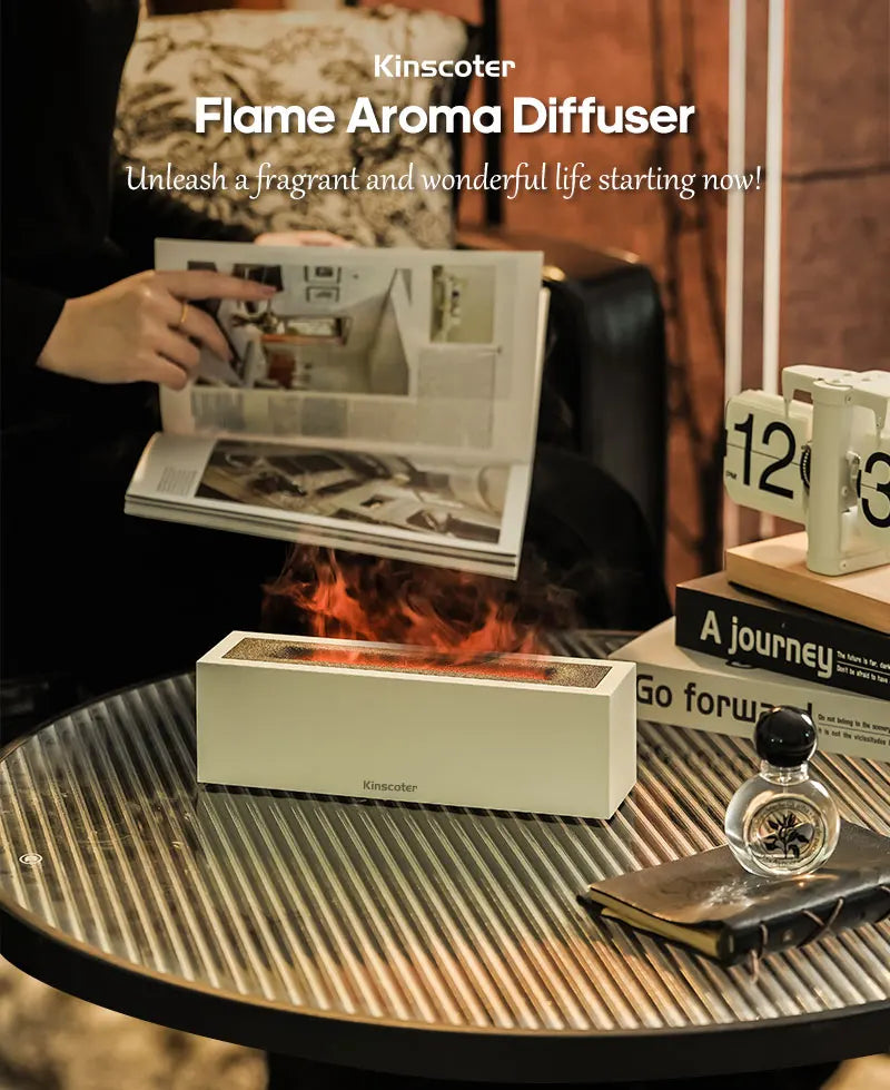 Flame LED Aroma Diffuser Humidifier