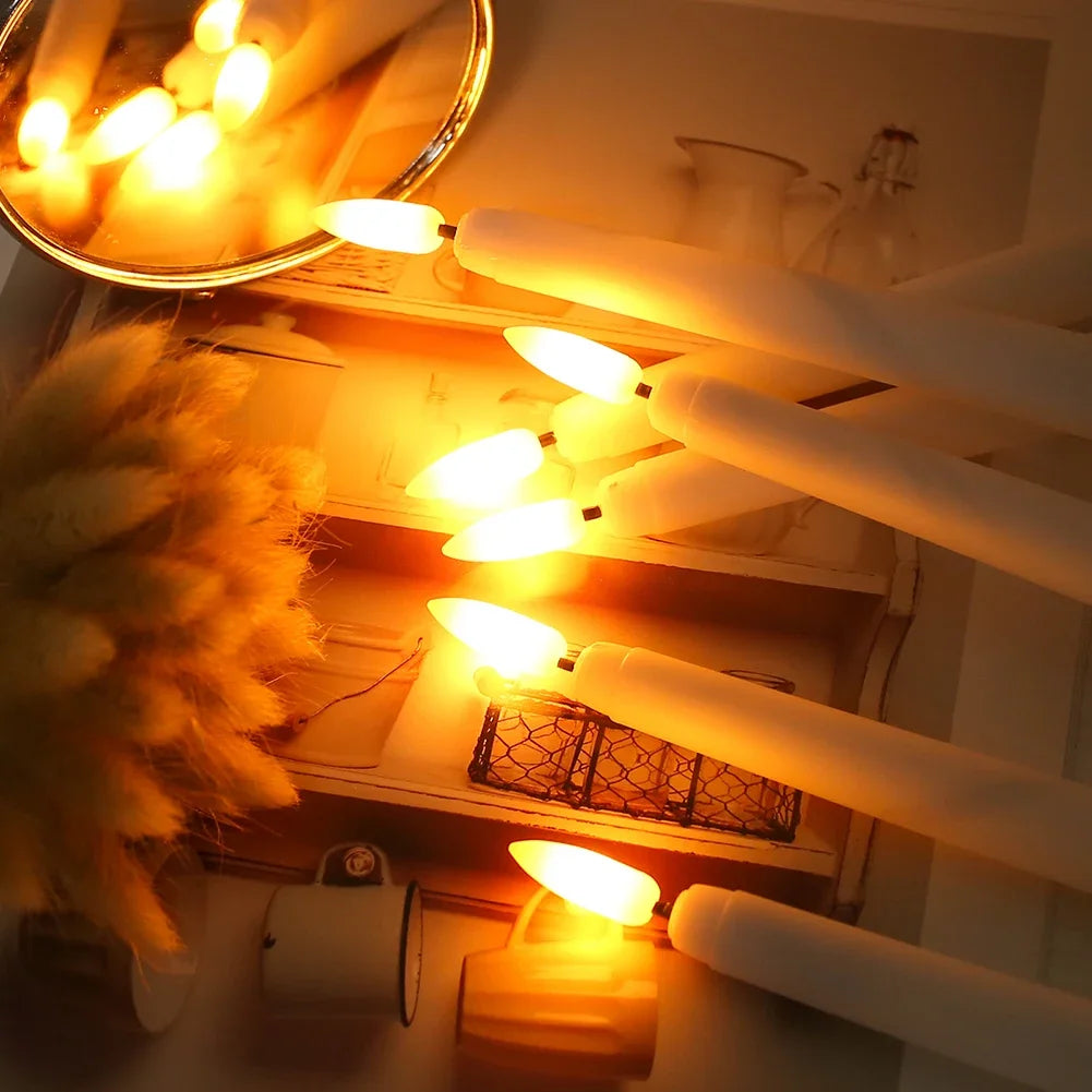 Flameless Taper Candles