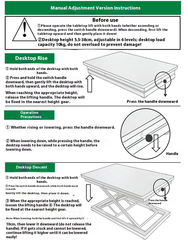 Foldable Laptop Desk with Storage & Keyboard Tray