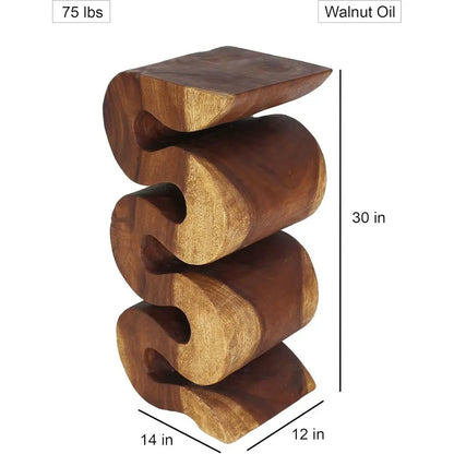 Cascade Walnut Wave Table
