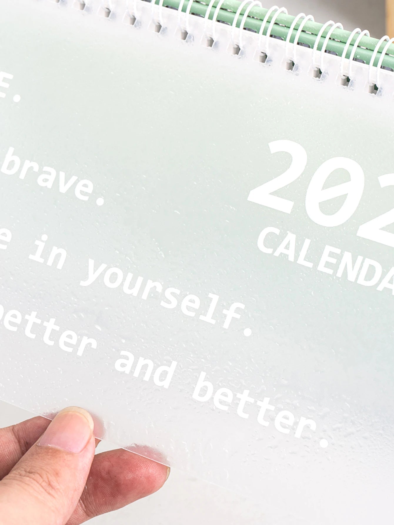 SpiralDesk 2026 Foldable Table Calendar