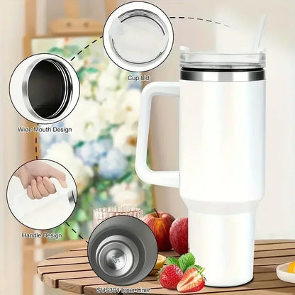 Insulated Water Cup with Straw