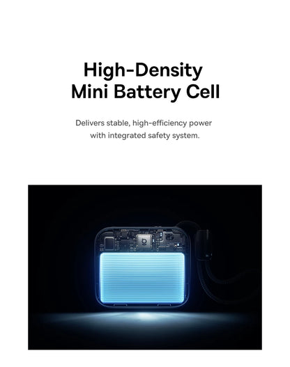 Mini Power Bank with Built-In Cable