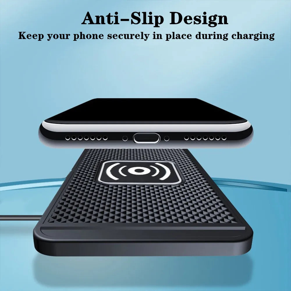 Anti-Slip Fast Car Charging Pad