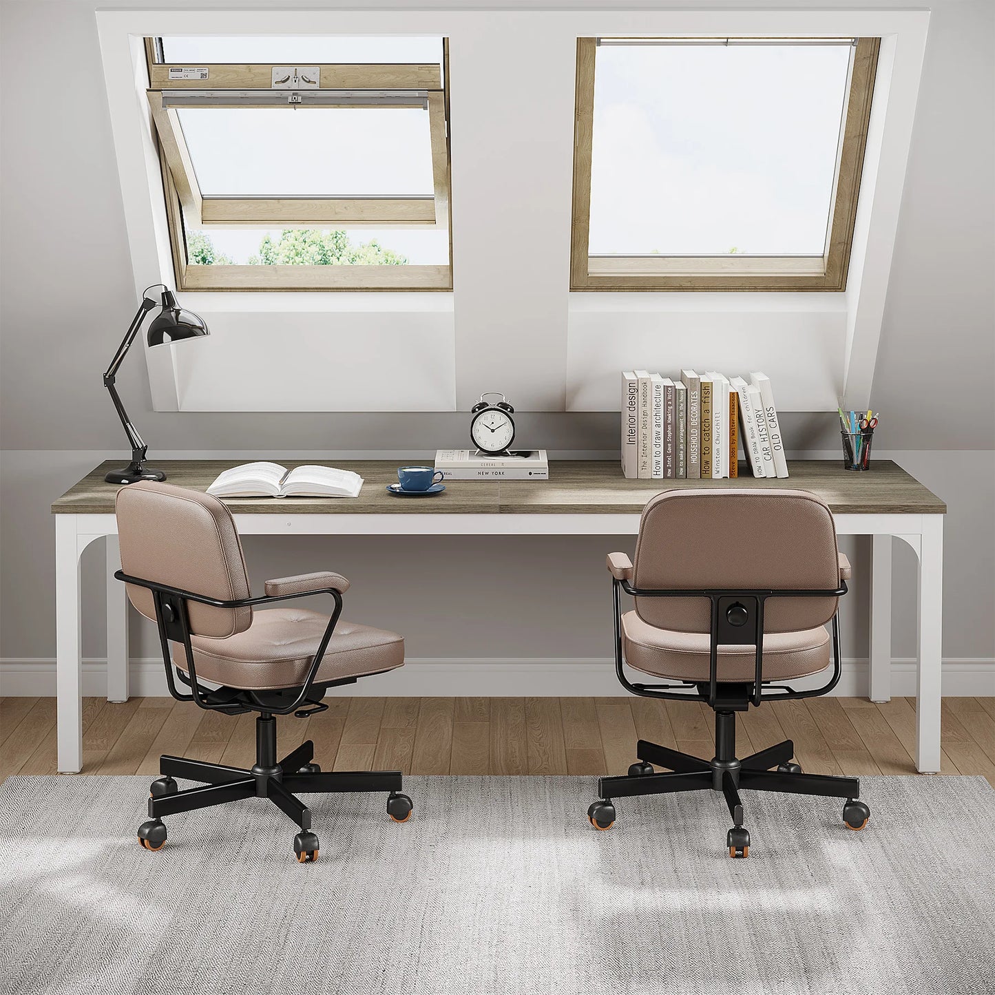 Tribesigns 78.7" Extra-Long Dual Workstation Desk