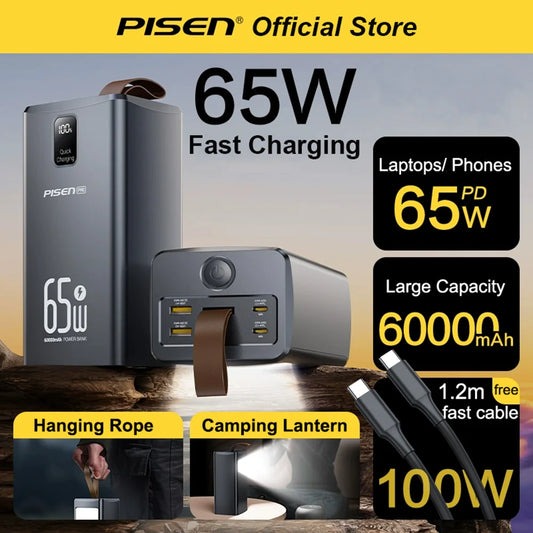 PISEN 60000mAh Power Bank