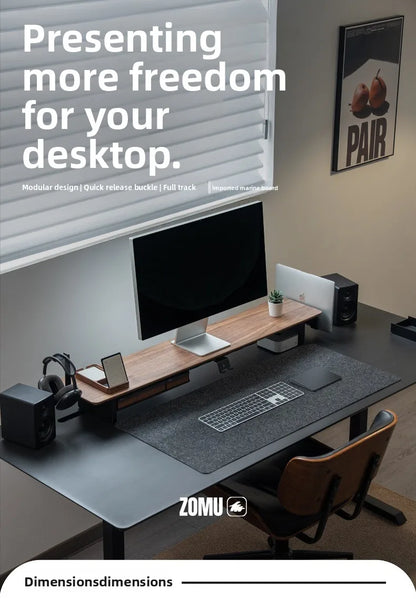 Modern Monitor Stand Desk Organizer