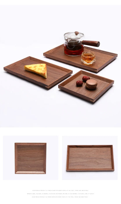 Black Walnut Hexagon Fruit Tray