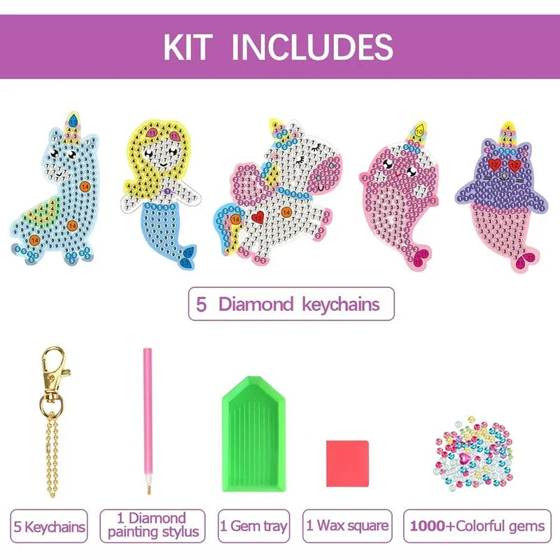 Unicorn & Mermaid Diamond Painting Kit