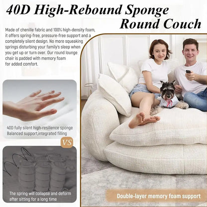 Serenade Round Cloud Daybed