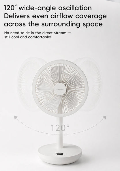Smart Oscillating Desk Fan