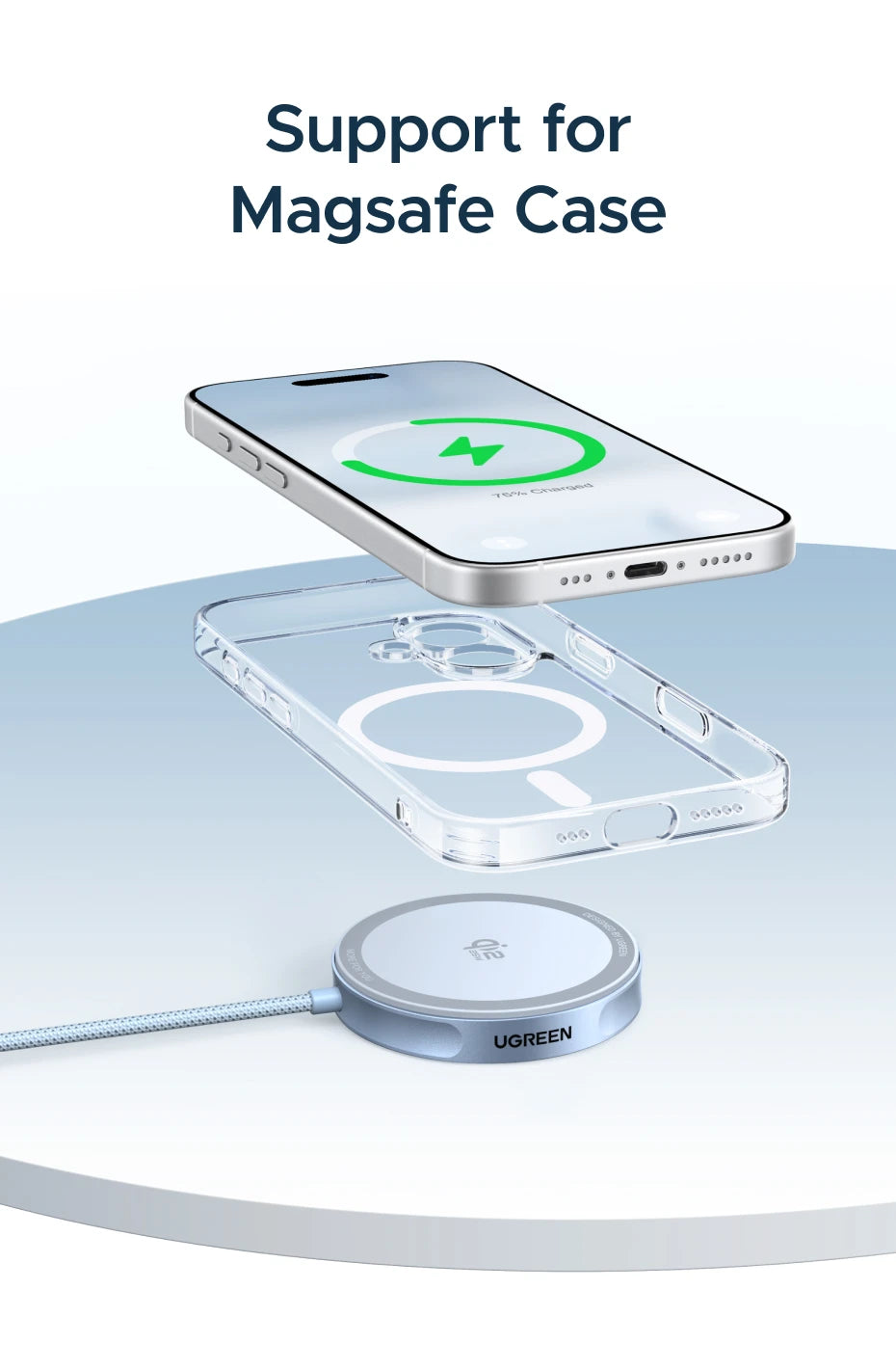 Qi2 Certified Magnetic Wireless Charger
