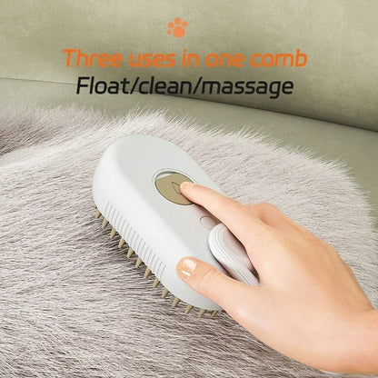 3-in-1 Pet Grooming Brush & Anti-Fly Spray
