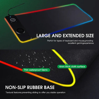 RGBCharge Wireless Keyboard Desk Pad