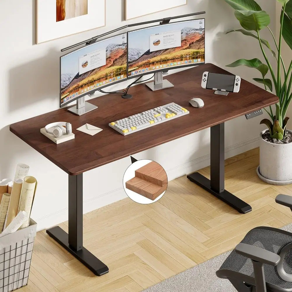 Birchwood Compact Solid Wood Standing Desk